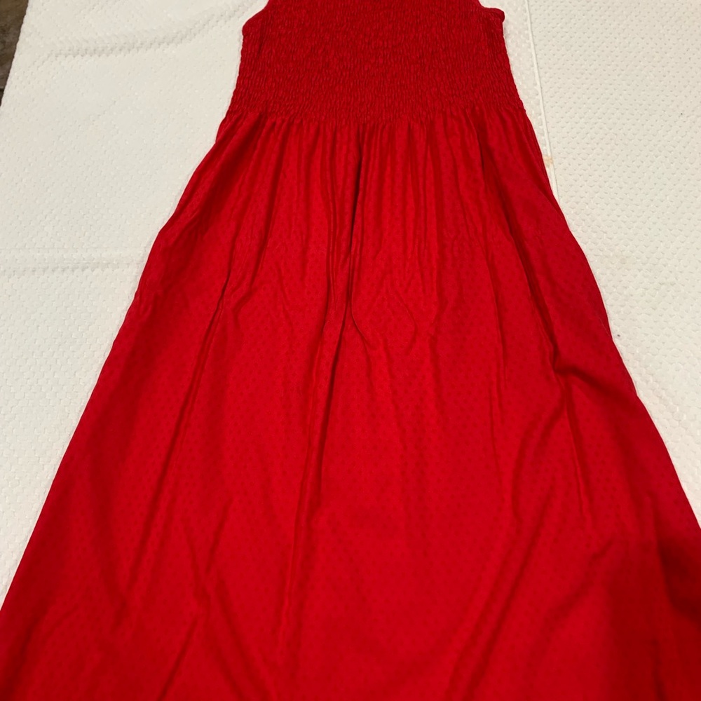 Croft & Barrow Vibrant Red Smocked Dress